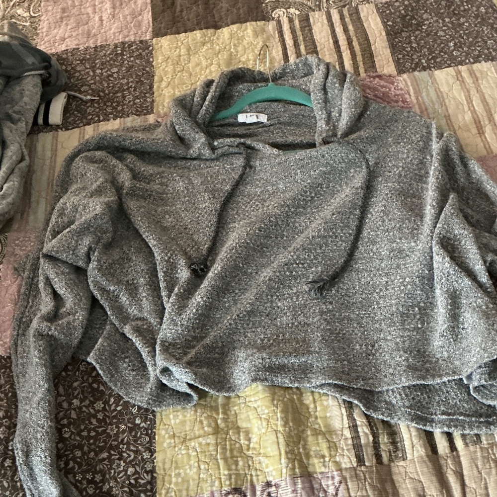 LNA Charcoal Knit Top